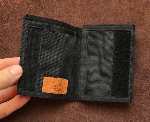 80s 90s Velcro Cartera de cuero Diseño frontal - Etsy