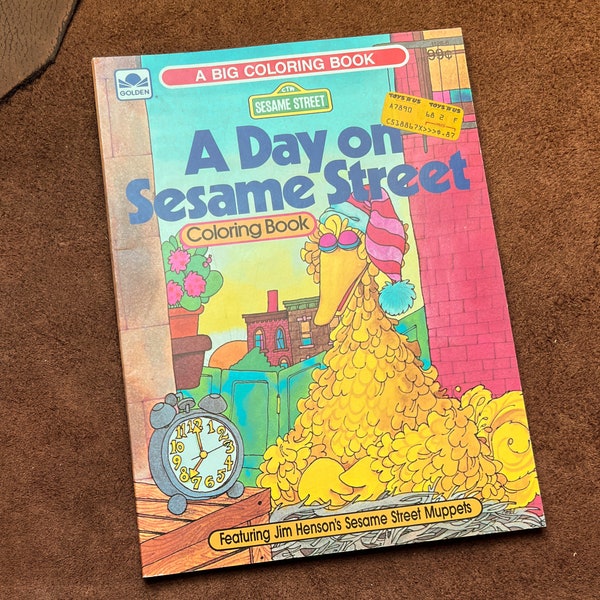 Sesame Street Birthday Coloring Page Etsy