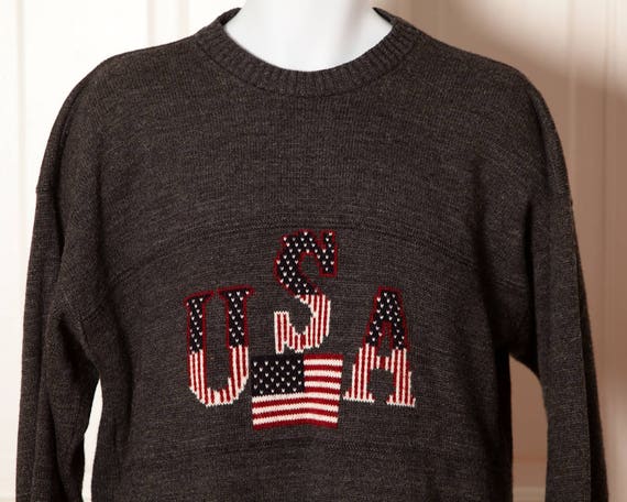 Vintage 80s 90s USA Sweater - NEW ERA - L - image 2