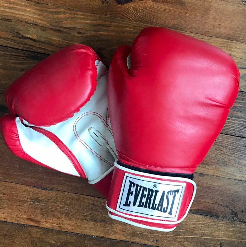 Awesome EVERLAST Red Boxing Gloves | Etsy