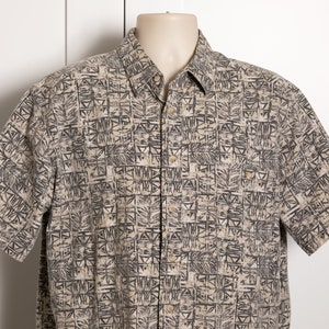 80s 90s Men's Short Sleeve Button Shirt Large - Etsy