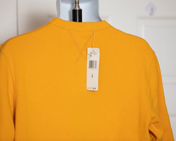 Vintage-new 90s 00s POLO JEANS yellow Sweatshirt … - image 4