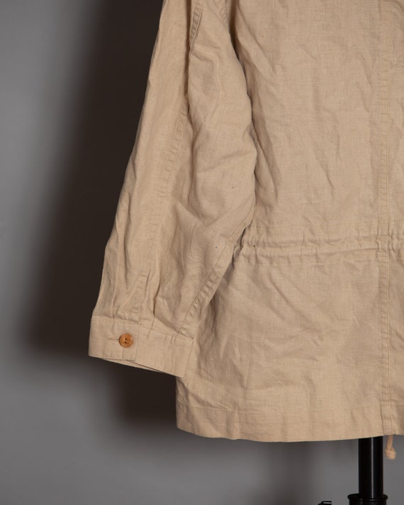 90s Khaki Women's Button Front Jacket Top - DOCKE… - image 9