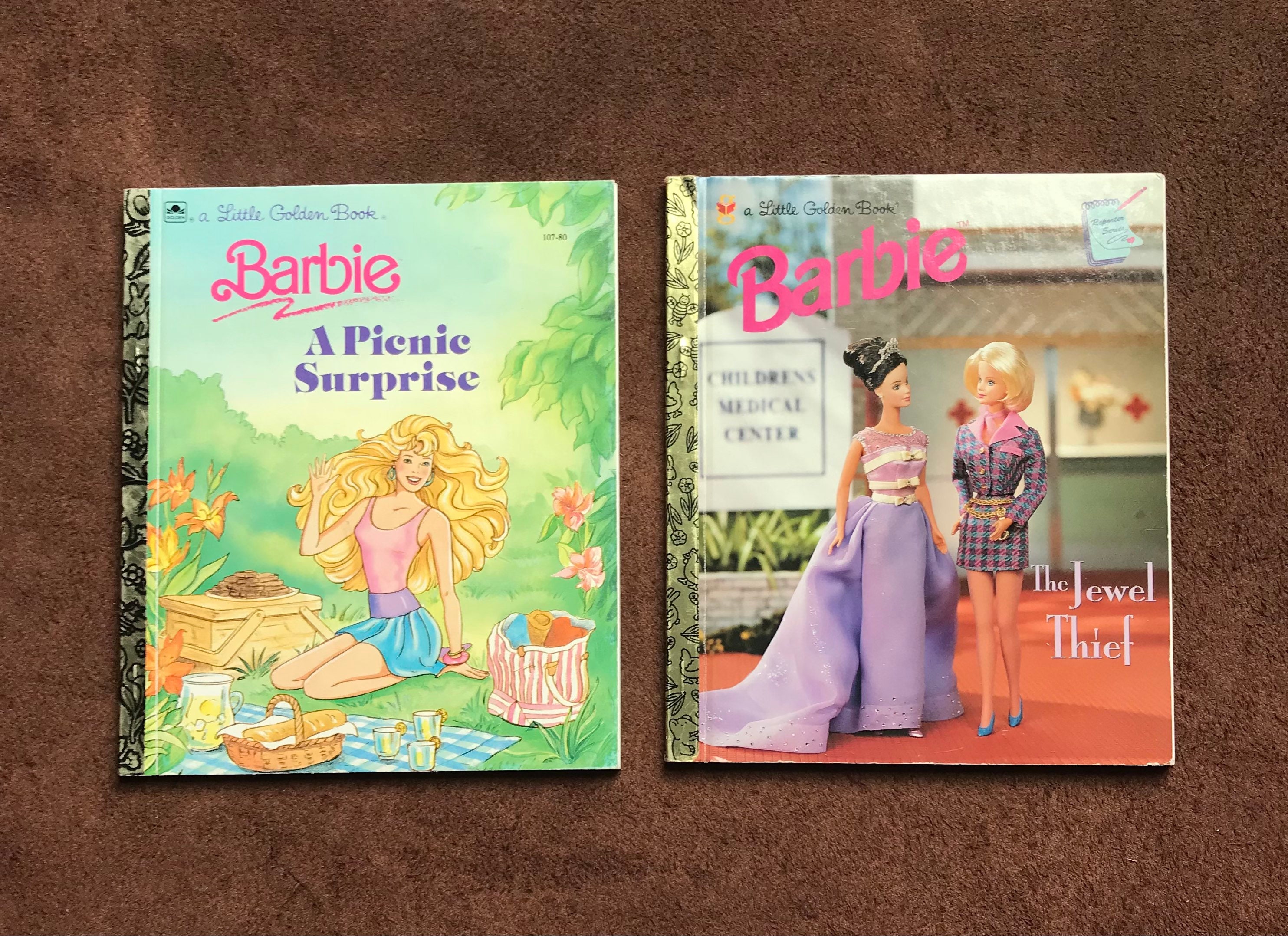 Vintage 90s Barbie Childrens Books Little Golden Book - Etsy