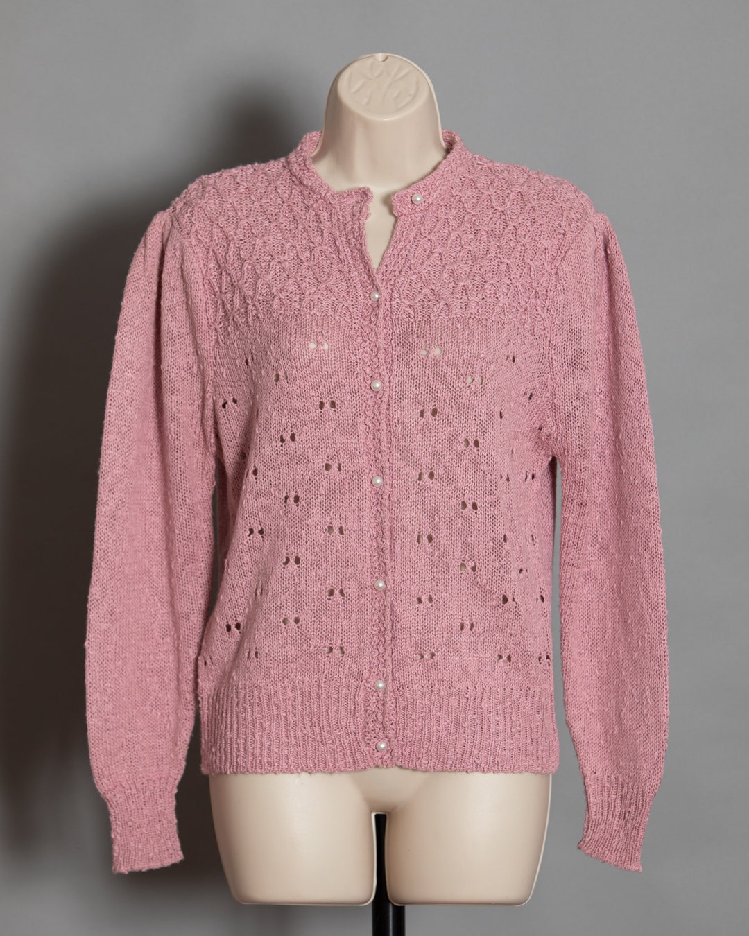 Vintage 70s 80s Women's Texture Design Sweater - Etsy