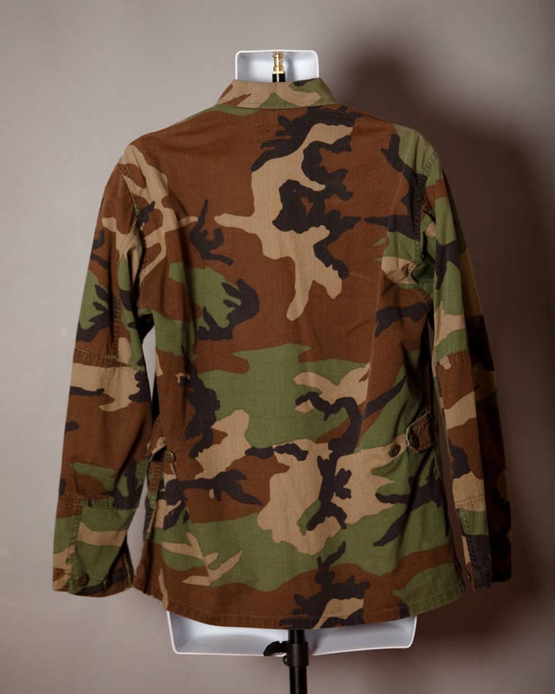 Vintage Camouflage Military Jacket image 6