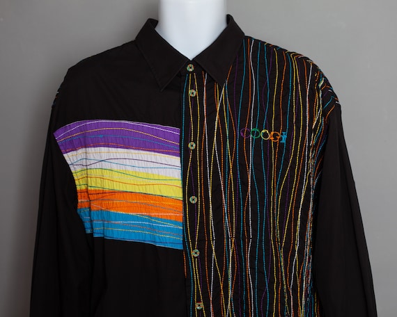 80s 90s Men's COOGI Button Down Shirt