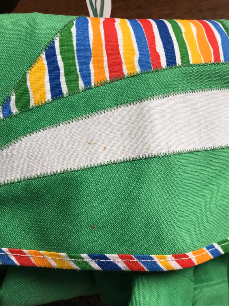 Women/'s 70s 80s Rainbow Sailboat Wrap Skirt