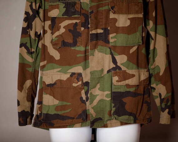 Vintage Camouflage Military Jacket - image 4