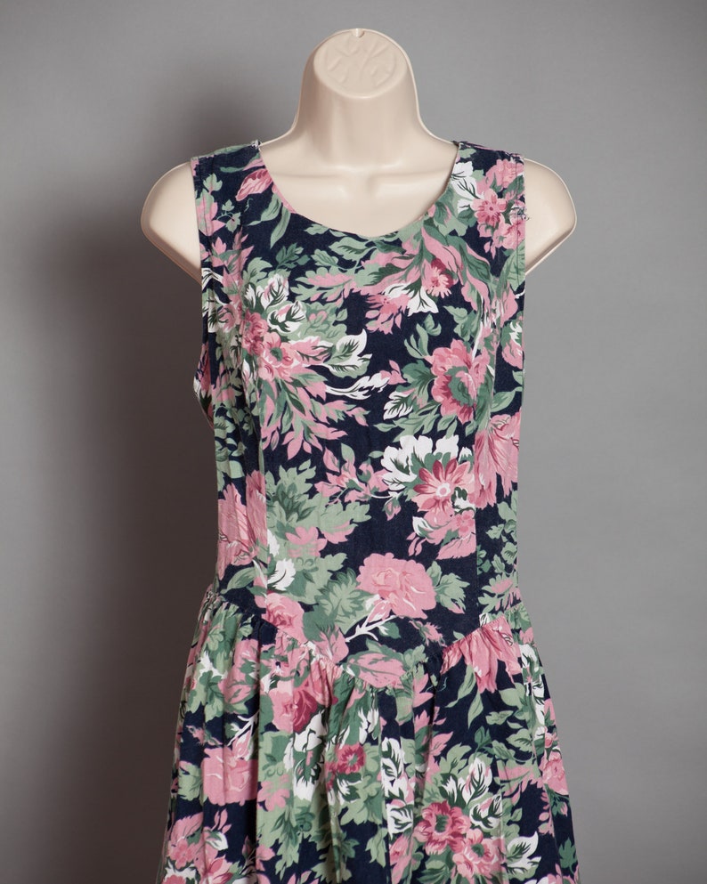 Vintage 80s 90s Floral Dress image 3