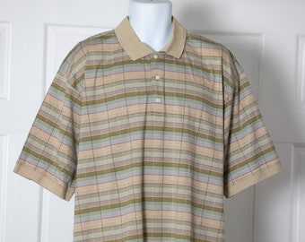 Vintage 90s Men's Polo Shirt - Alan Flusser
