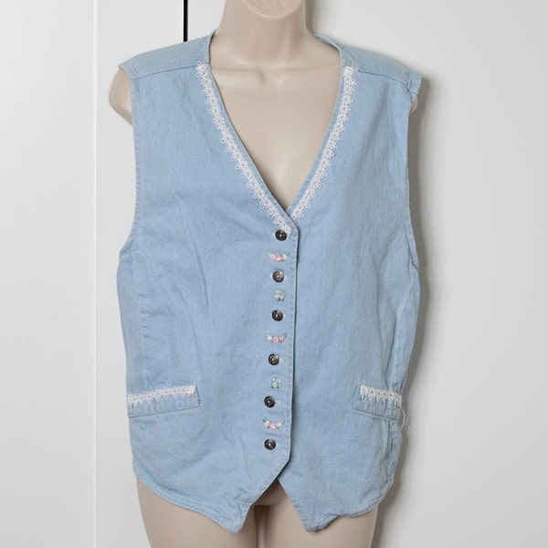 Cute vintage Women's Denim Vest