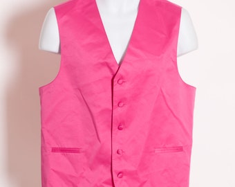 Suit Vest Solid Pink VESUVIO NAPOLI 