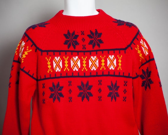 70s 80s Knit Winter Sweater - JCPenney - image 2