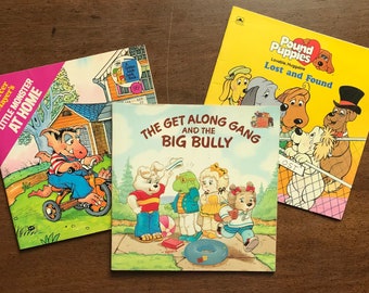 80s illustrated books Vintage 70s 80s Children’s Books - 3 books