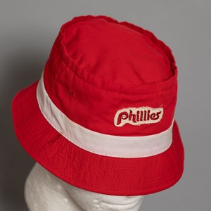 70s 80s Phillies Red Bucket Hat - Etsy 