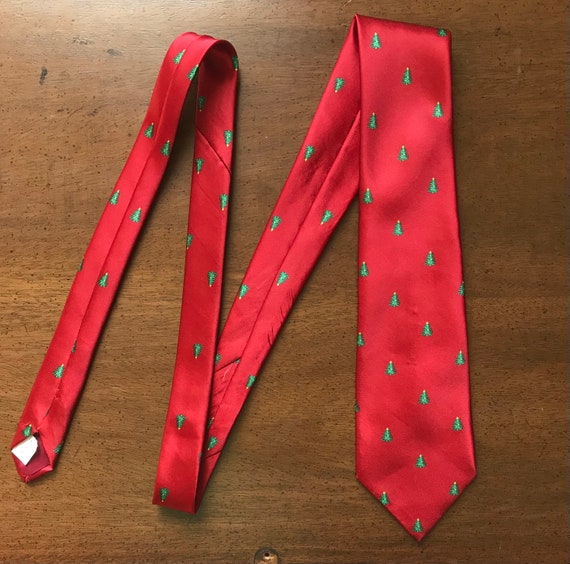 Vintage 80s 90s Mens Christmas Necktie - image 2