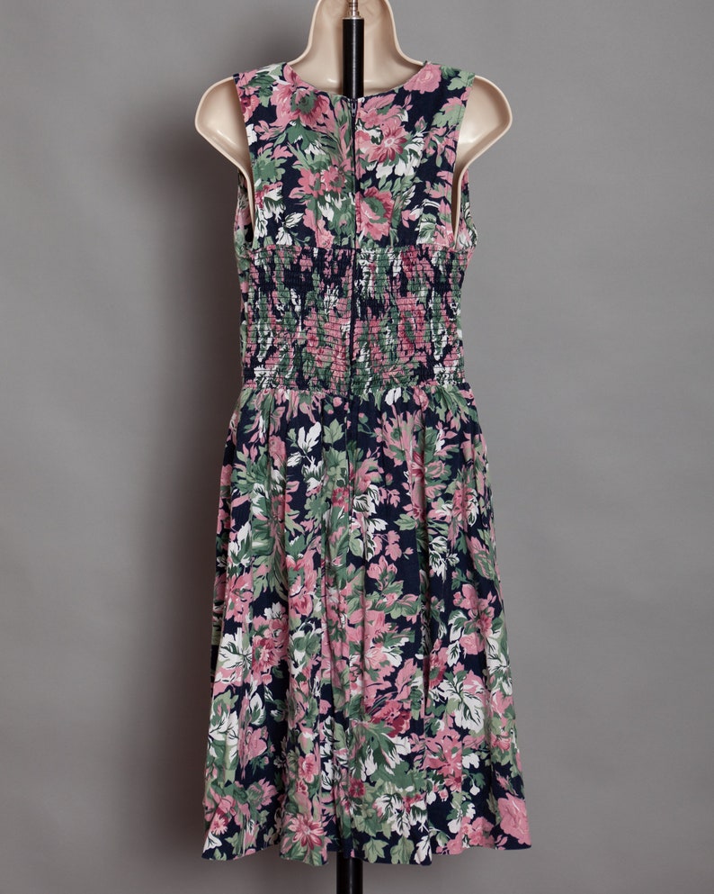 Vintage 80s 90s Floral Dress image 8