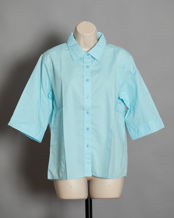 70s 80s Light-weight Women's Button Top - America… - image 2