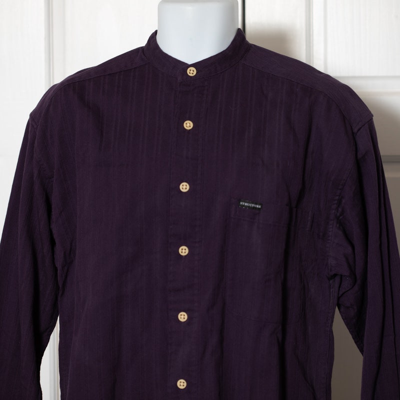 Printed Nehru Collared Dress main image 1