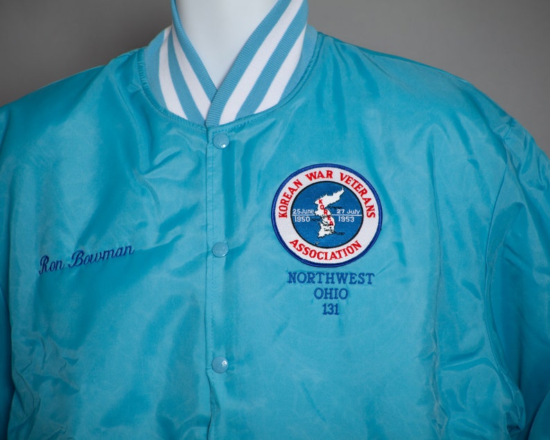 Vintage Light Blue Korean War Veteran NORTHWEST OHIO Jacket Etsy