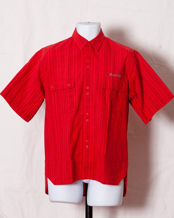 Vintage 80s 90s Short Sleeve Button 
