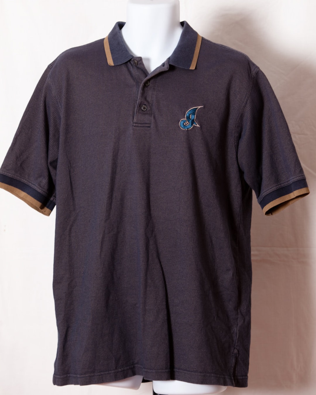 Vintage 90s CLEVELAND INDIANS Polo Shirt Lee Sport M 