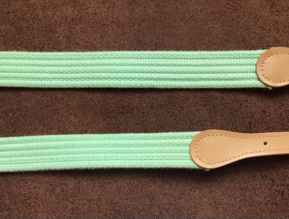 70s 80s Belt Seafoam Green - image 6