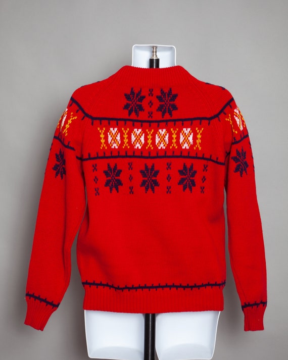 70s 80s Knit Winter Sweater - JCPenney - image 4