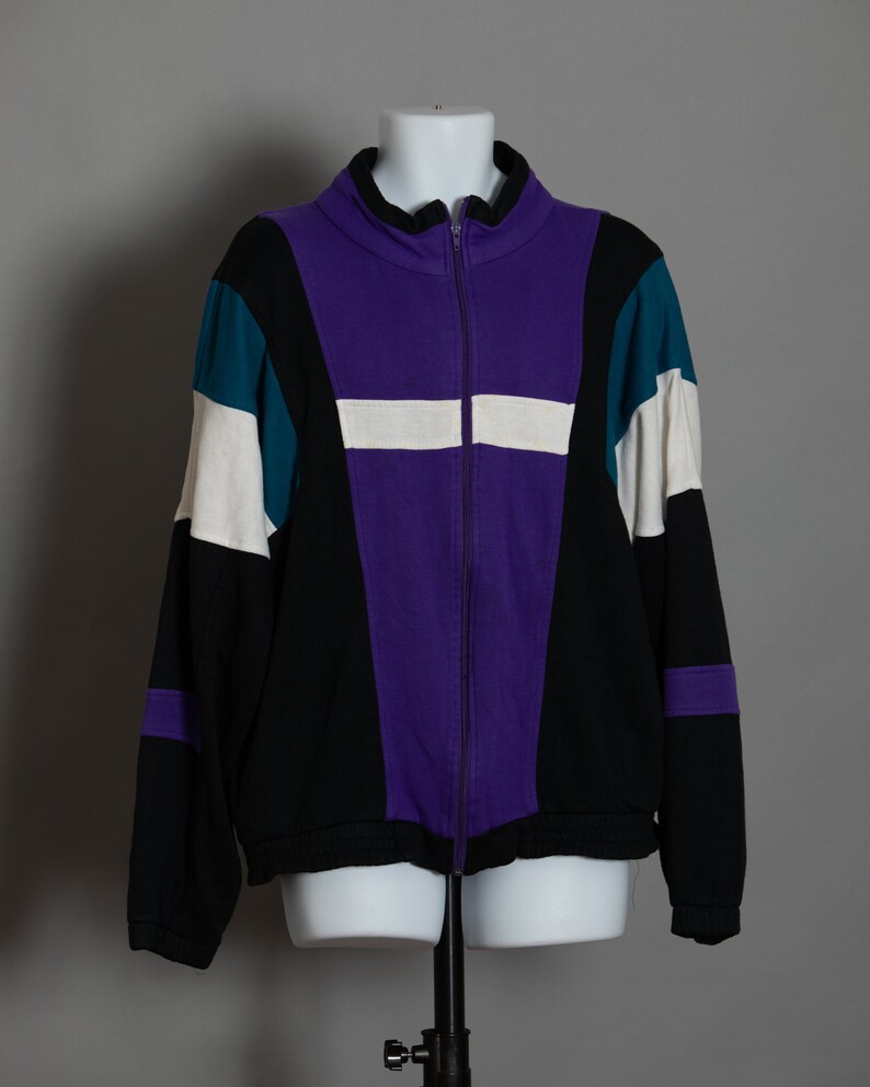 80s 90s Big Comfy Track Jacket Sweatshirt FIRST RUN - Etsy