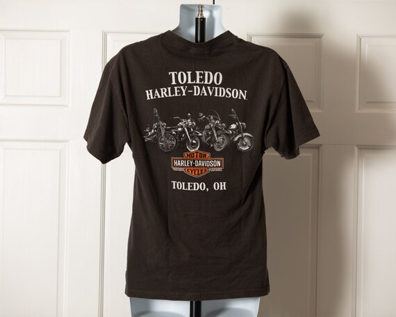 00s Harley Davidson T-shirt - Toledo OH - image 2
