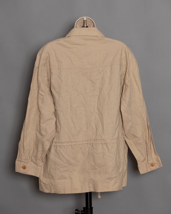 90s Khaki Women's Button Front Jacket Top - DOCKE… - image 4