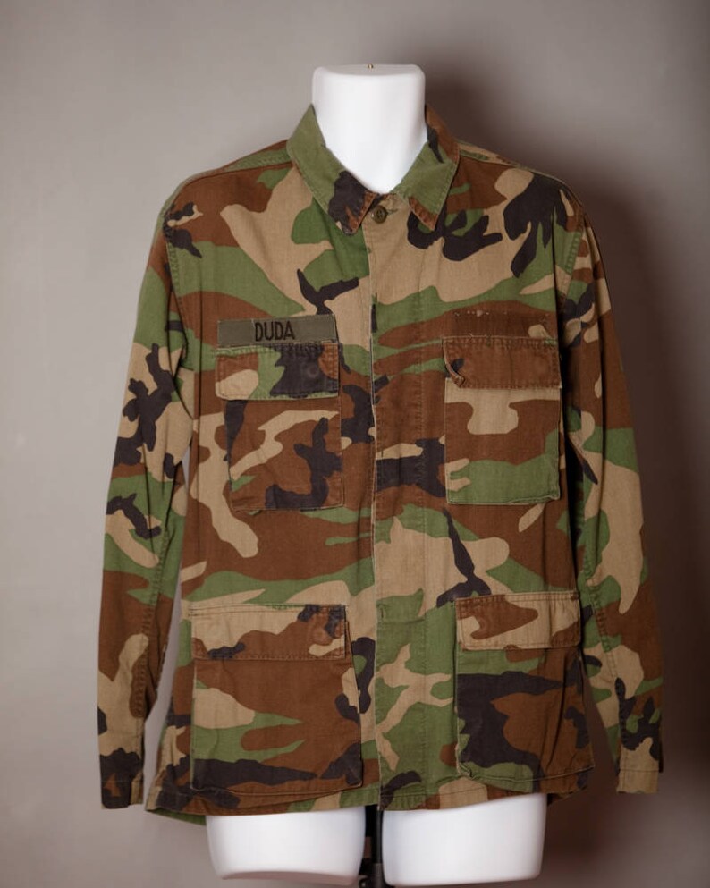 Vintage Camouflage Military Jacket image 2