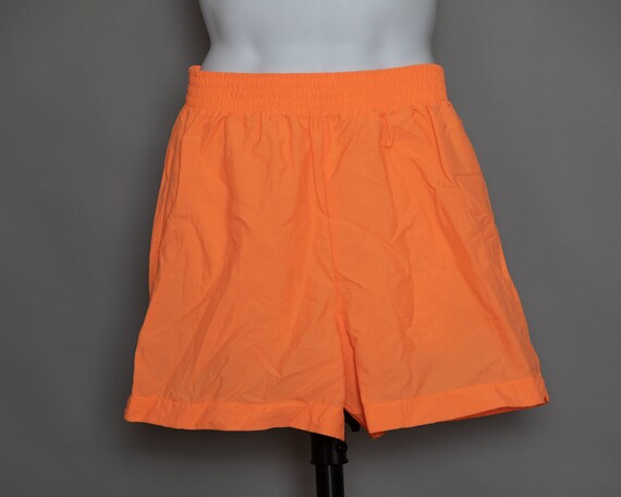 neon nylon shorts