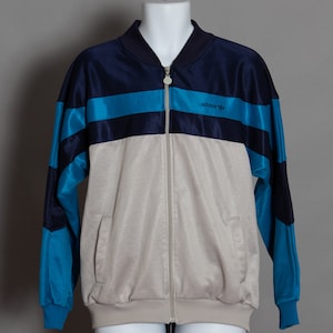 70s 80s Adidas Track Jacket Zip Shirt - Etsy