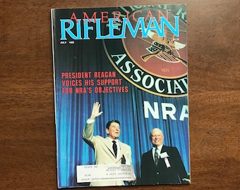 Vintage 80s 1983 AMERICAN RIFLEMAN Magazine