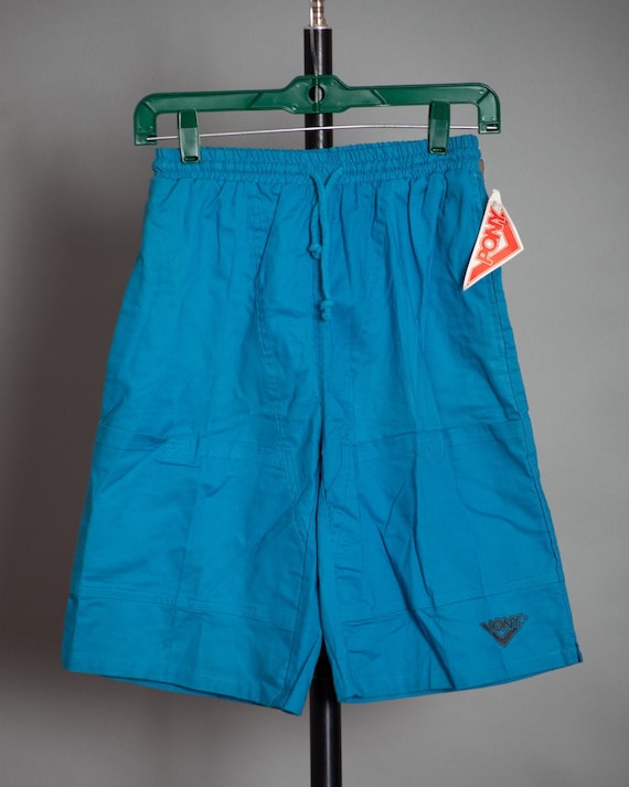 80s 90s Long Blue PONY Shorts