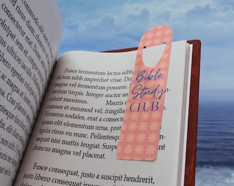 Bibel Studie Club Metall Lesezeichen | Christliche Geschenke | Bibel Seitenmarkierer Zubehör | Schriftlesung