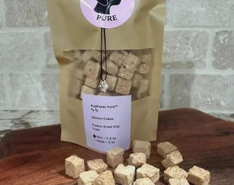 PupPower Pure™ Swim Shady™ Freeze-Dried Salmon Dog Treats – Single Ingredient High-Value Training Treats