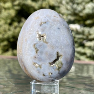 Ocean Jasper (Sea Jasper) Egg, 67mm Madagascar