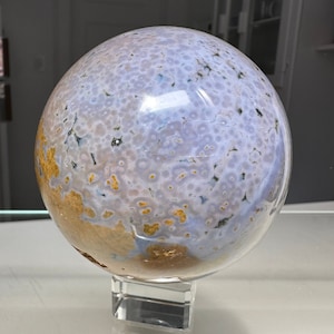Ocean Jasper (Sea Jasper) Sphere, 88mm Madagascar