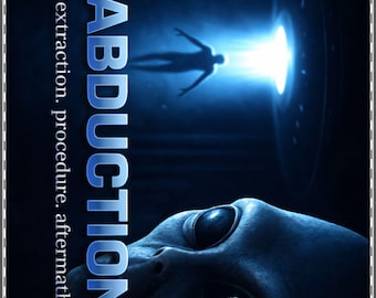 ABDUCTION-Extraction | Alien Abduction Wall Art | Sci-Fi UFO Poster | Paranormal Artwork | Extraterrestrial