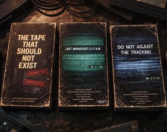 Lost VHS Files: Lost Tapes – VHS Horror Poster | Analog Lost Tape | Retro 80s Digital Download