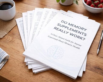 Do Memory Supplements Really Work? – Honest Guide to Brain Supplements, Cognitive Health & Marketing Claims (PDF)