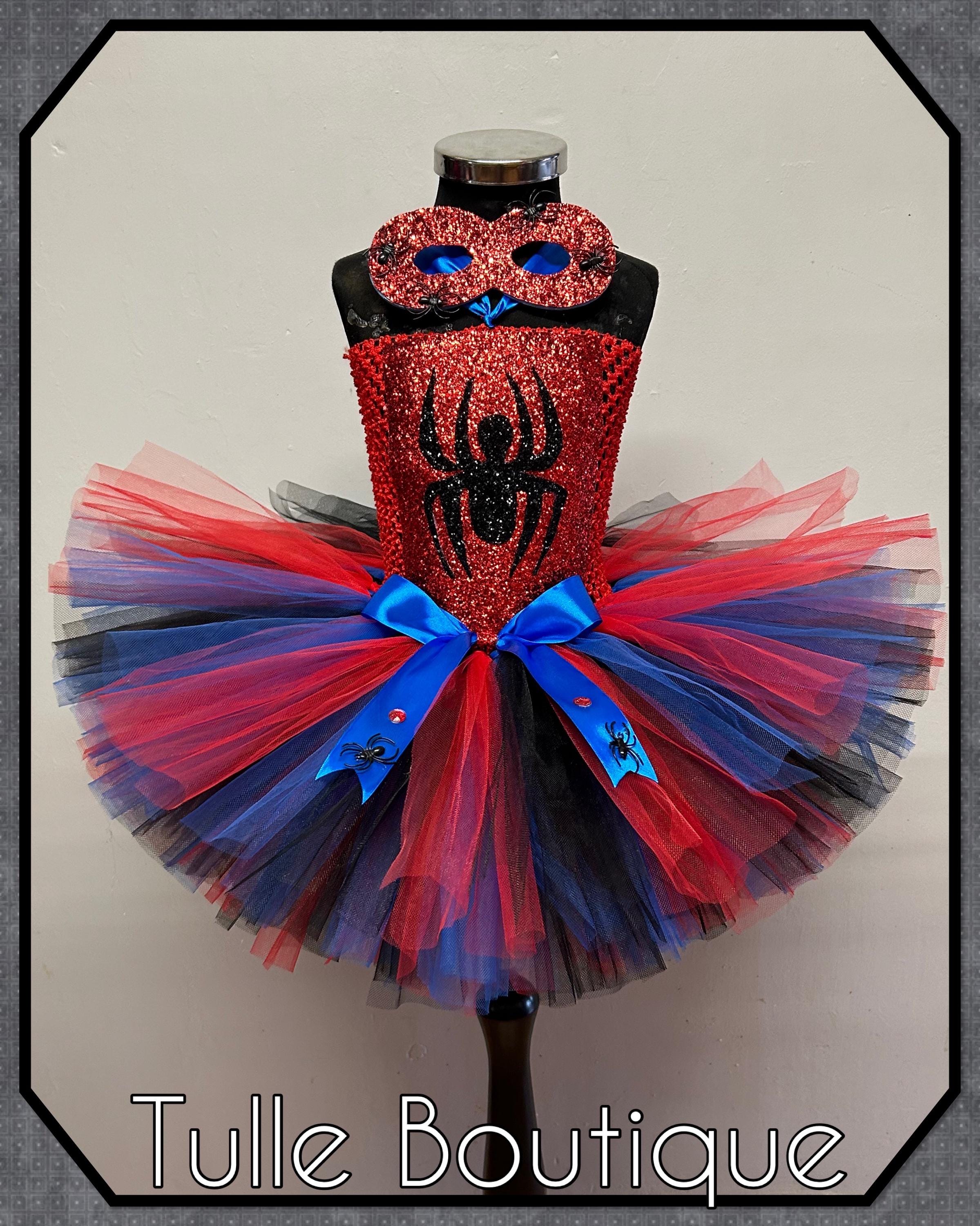 spider man princess dress Spider Girl Costume, Superhero Birthday Dress, Birthday Party Gown