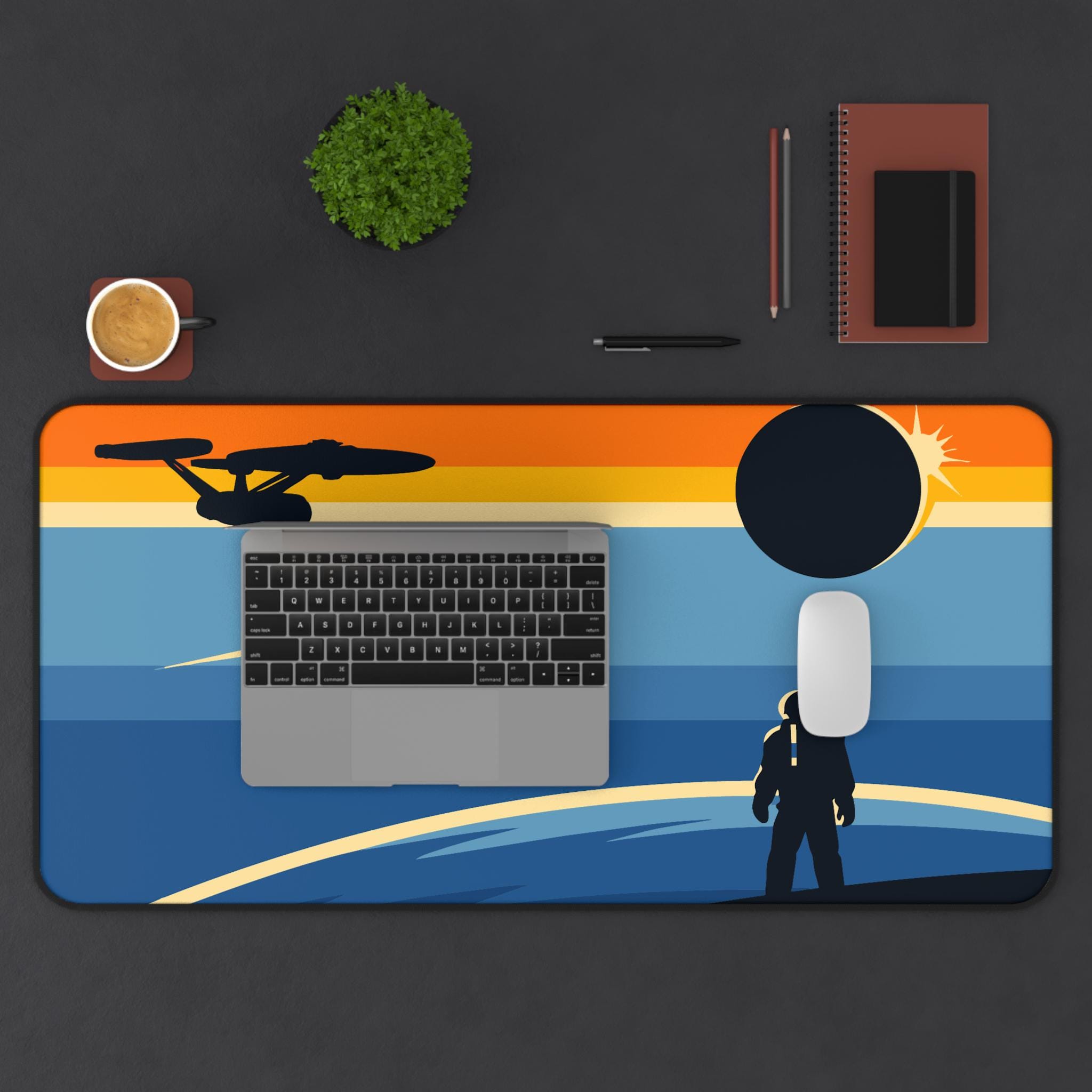Star Trek Desk Mat | USS Enterprise Desk Mat | Star Trek Mouse Pad ...