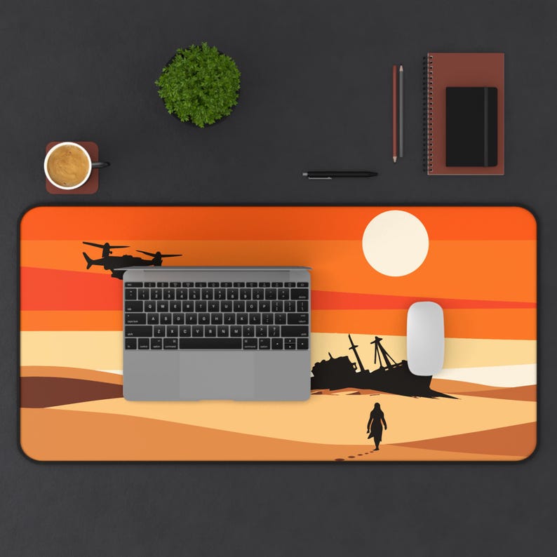 Fallout Desk Mat | Sci Fi Desk Mat | Fallout Mouse Pad | Video Game ...