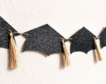READY TO SHIP Graduation Banner, Graduation Party Decorations 2024, College Graduation Party, College Graduation Banner, Hat with Tassel