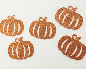 Pumpkin Confetti, Fall Wedding Confetti, Fall Baby Shower, Little Pumpkin Birthday, Fall Bridal Shower Decoration, Orange Pumpkins 50 PIECES