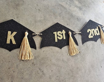 Graduation Photo Banner, Party Decorations 2024, Graduation Banner, Graduation Decoration, Black and Gold, Graduation Party Decor